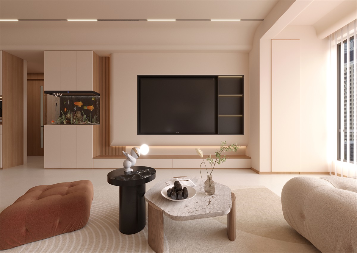 中海九樾143㎡ | 原木奶油風的家，越看越愛！