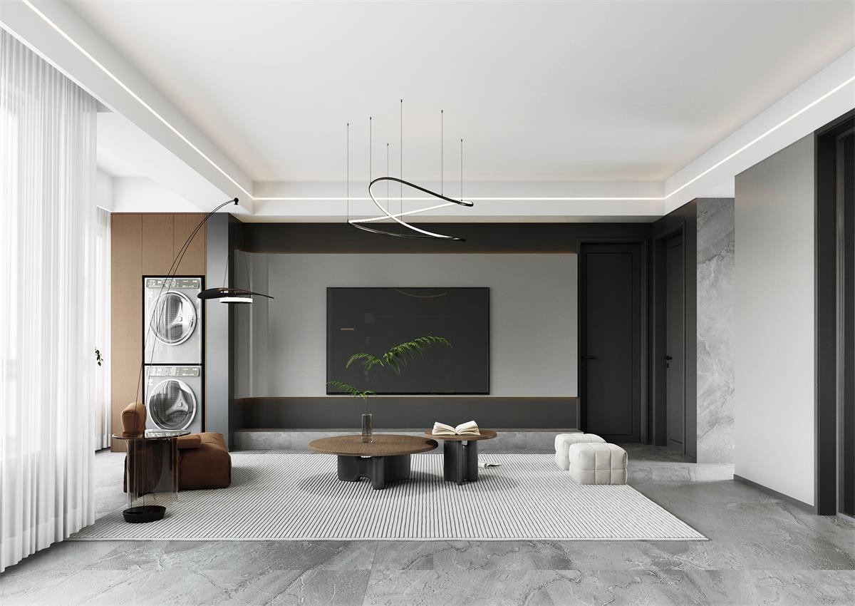 國府壹號| 驚艷！147㎡黑色簡約家，又A又颯高級感直接拉滿