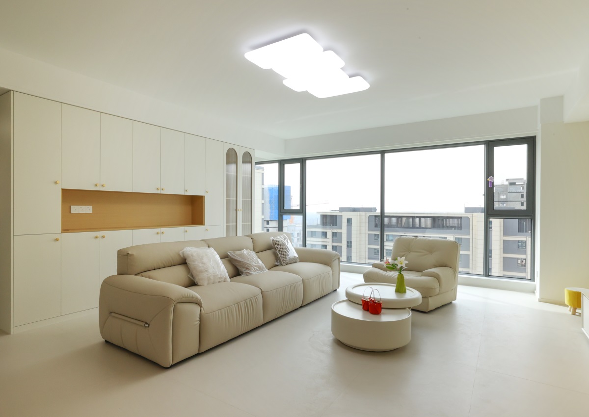 實(shí)景 | 萬(wàn)錦公館143㎡奶油風(fēng)，藏進(jìn)角落里的寫意自然，讓焦慮瞬間清零！