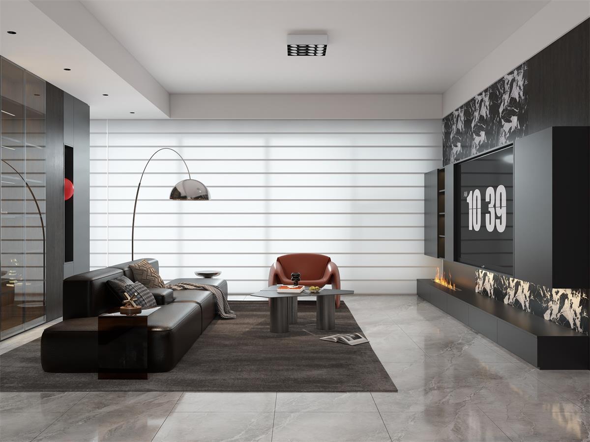 萬科錦曜 | 暗黑美學(xué)天花板！他家129㎡意式風(fēng)太驚艷了！