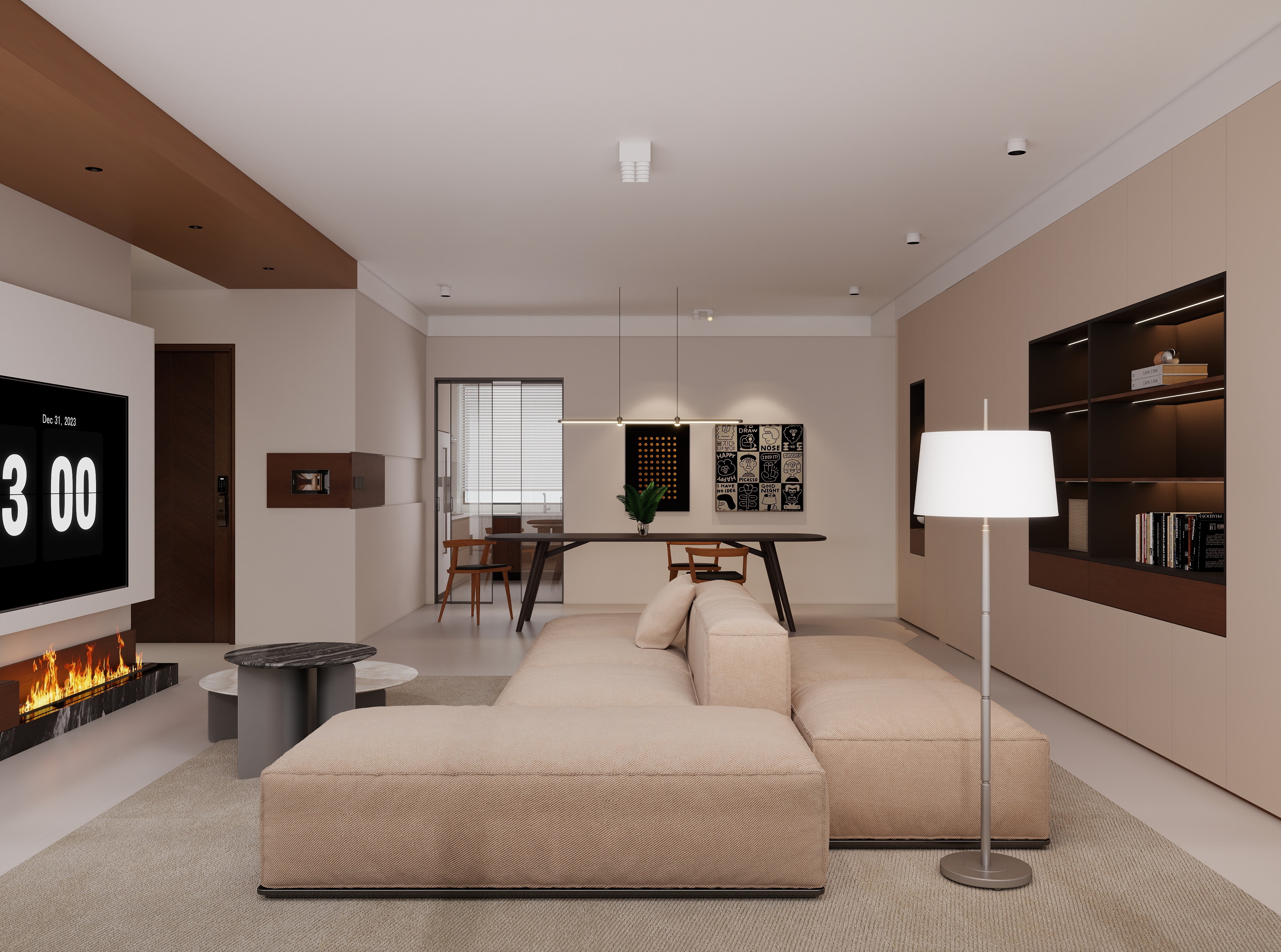 民生北府143㎡ | 極簡(jiǎn)主義的生活哲學(xué)，在市中心過上隱居生活~