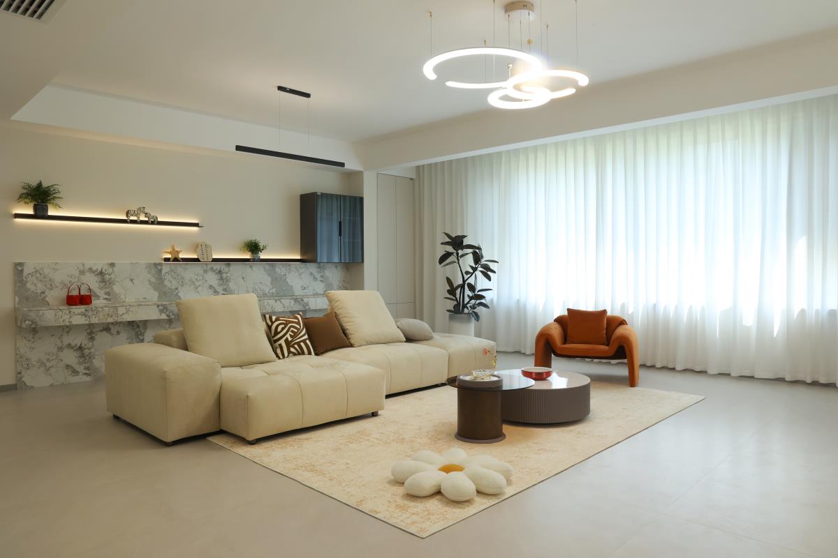 實(shí)景 | 這屆年輕人究竟有多會(huì)??？131㎡現(xiàn)代風(fēng)婚房，審美+功能雙雙在線！