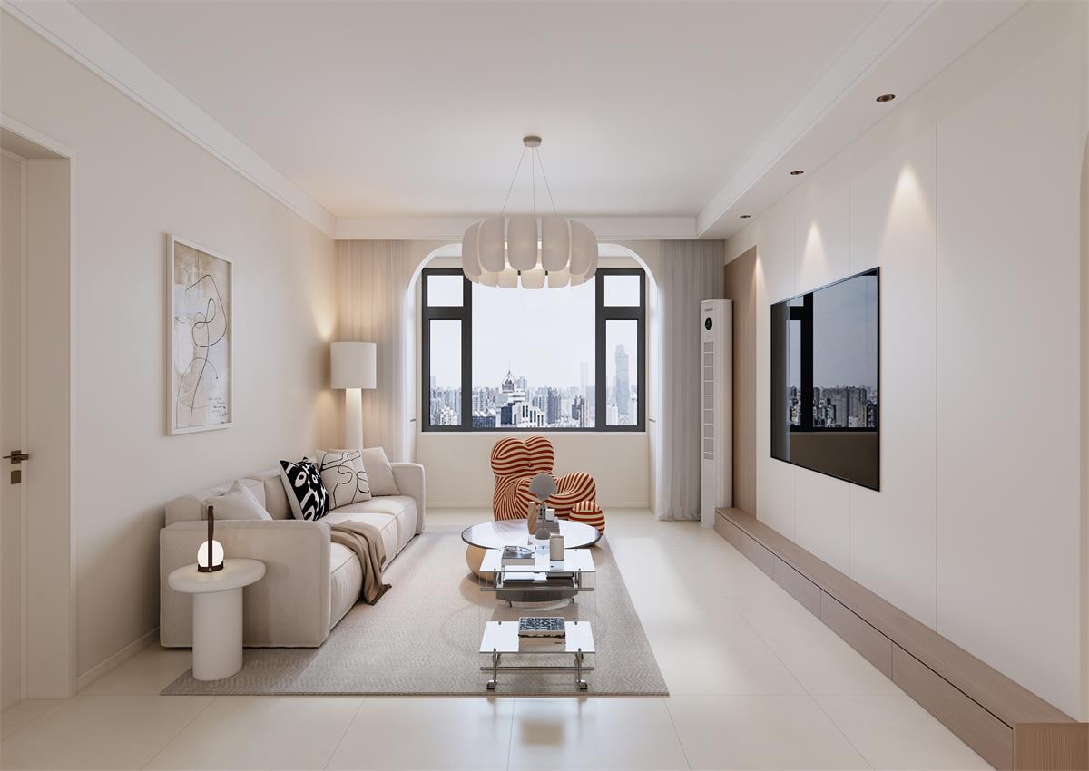 悅?！ぬ鞚櫢?53㎡ | 自帶溫柔濾鏡！奶油風(fēng)的家簡直是「松弛感」頂流！