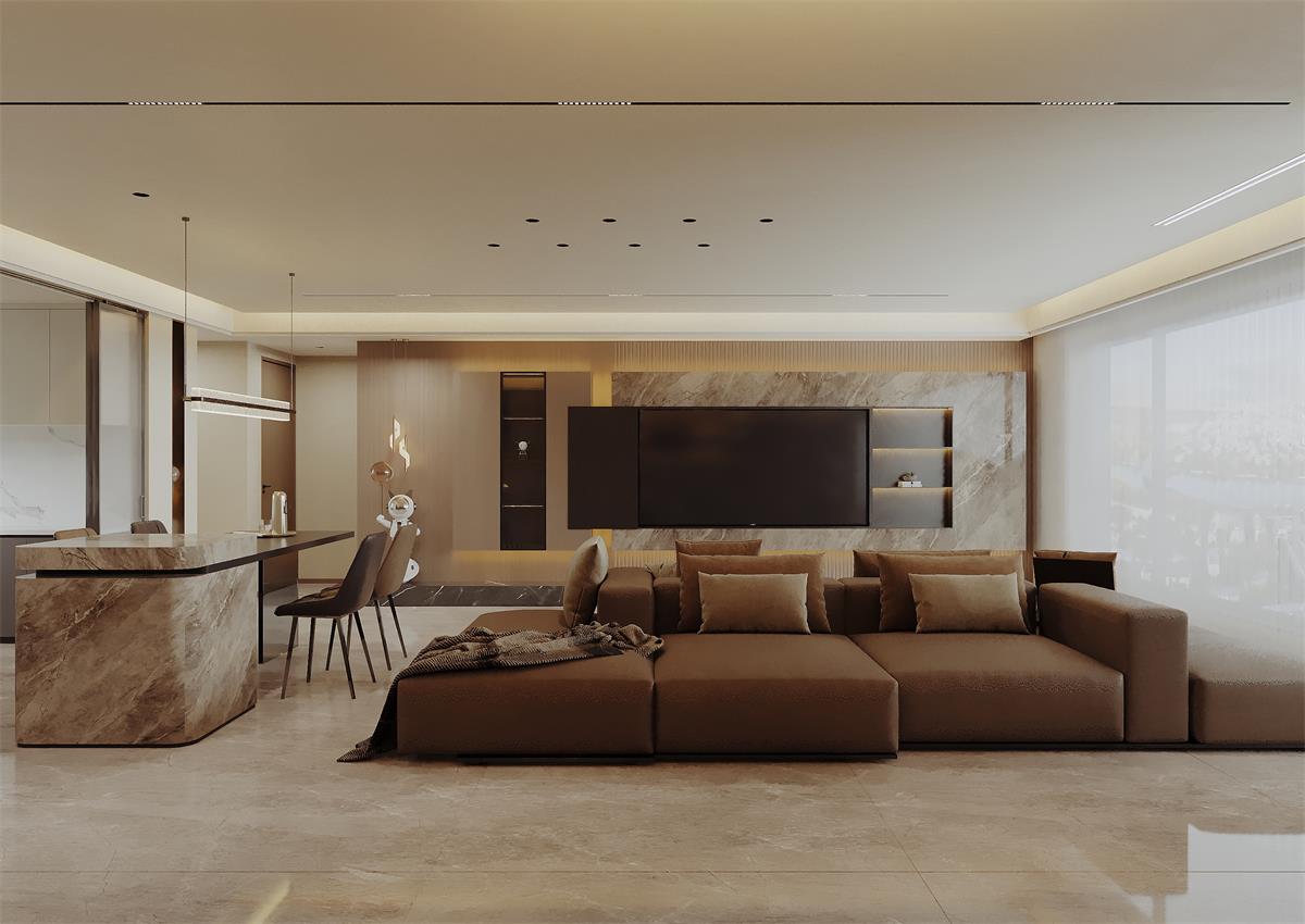 中恒央御143㎡ | 朋友說：品味不錯哦！你家意式輕奢風顯貴又好看