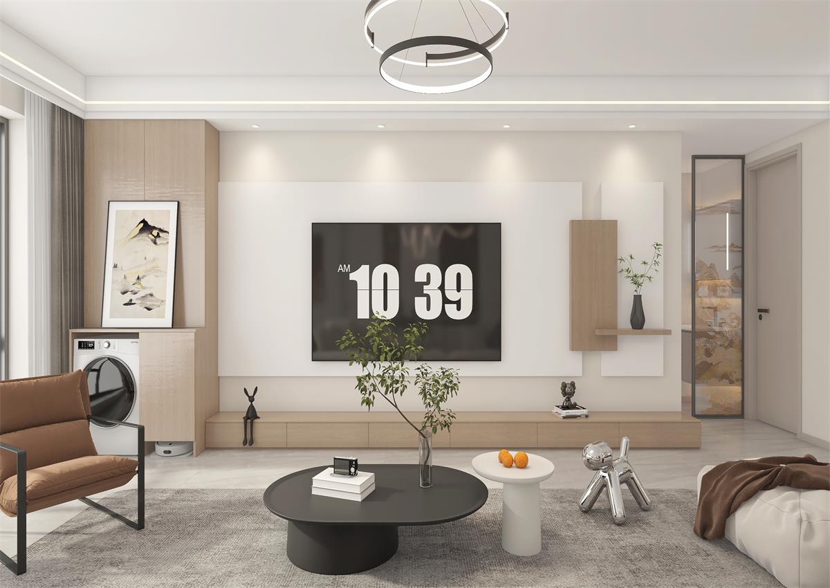 紫辰府128㎡ | 『奶油風(fēng)』不是刷個(gè)大白墻！溫馨、顯大、好打理才是核心！